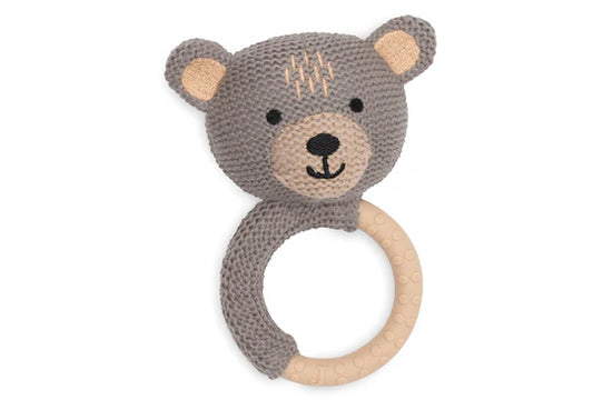Beißring Bär aus Silikon – Zahnungshilfe für Babys