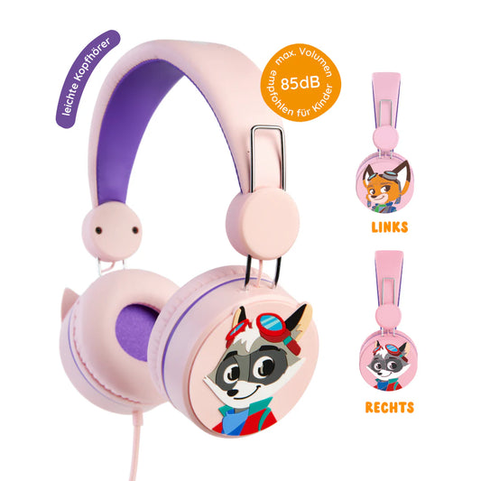 LernOhren – Kinderkopfhörer in rosa