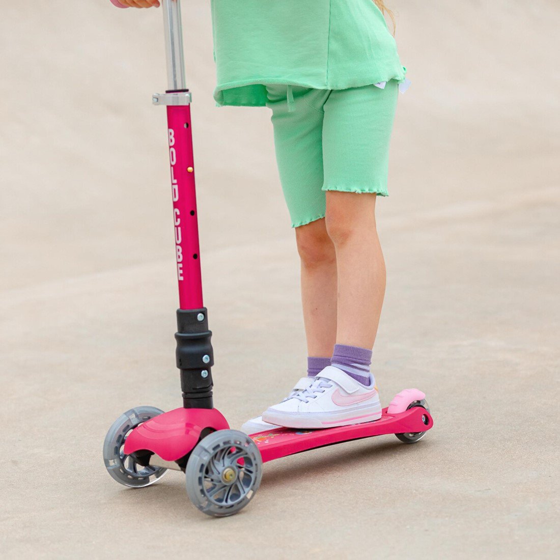 Kinderroller faltbarer Teeny: Rosa Meerjungfrau ab 2