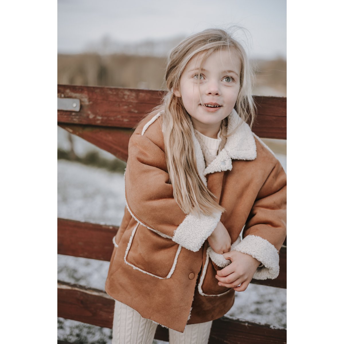 Kinder Lammfell Jacke Annie & Charles®