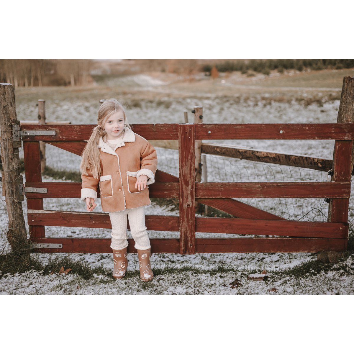 Kinder Lammfell Jacke Annie & Charles®