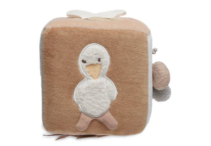 Jollein Aktivitätswürfel Spring Garden als Geschenkidee für neugeborene oder Babyparty