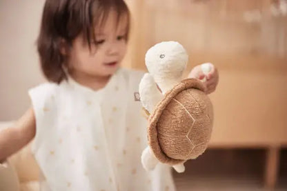 Sinnes- und Motorikspielzeug Schildkröte für Babys von Belas Spielzauber