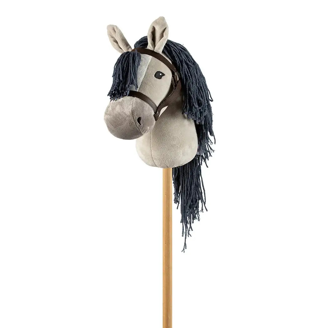 Hobby Horse in Grau – Ein beliebtes Spielzeug für Kinder, das kreatives Rollenspiel und Bewegung fördert.