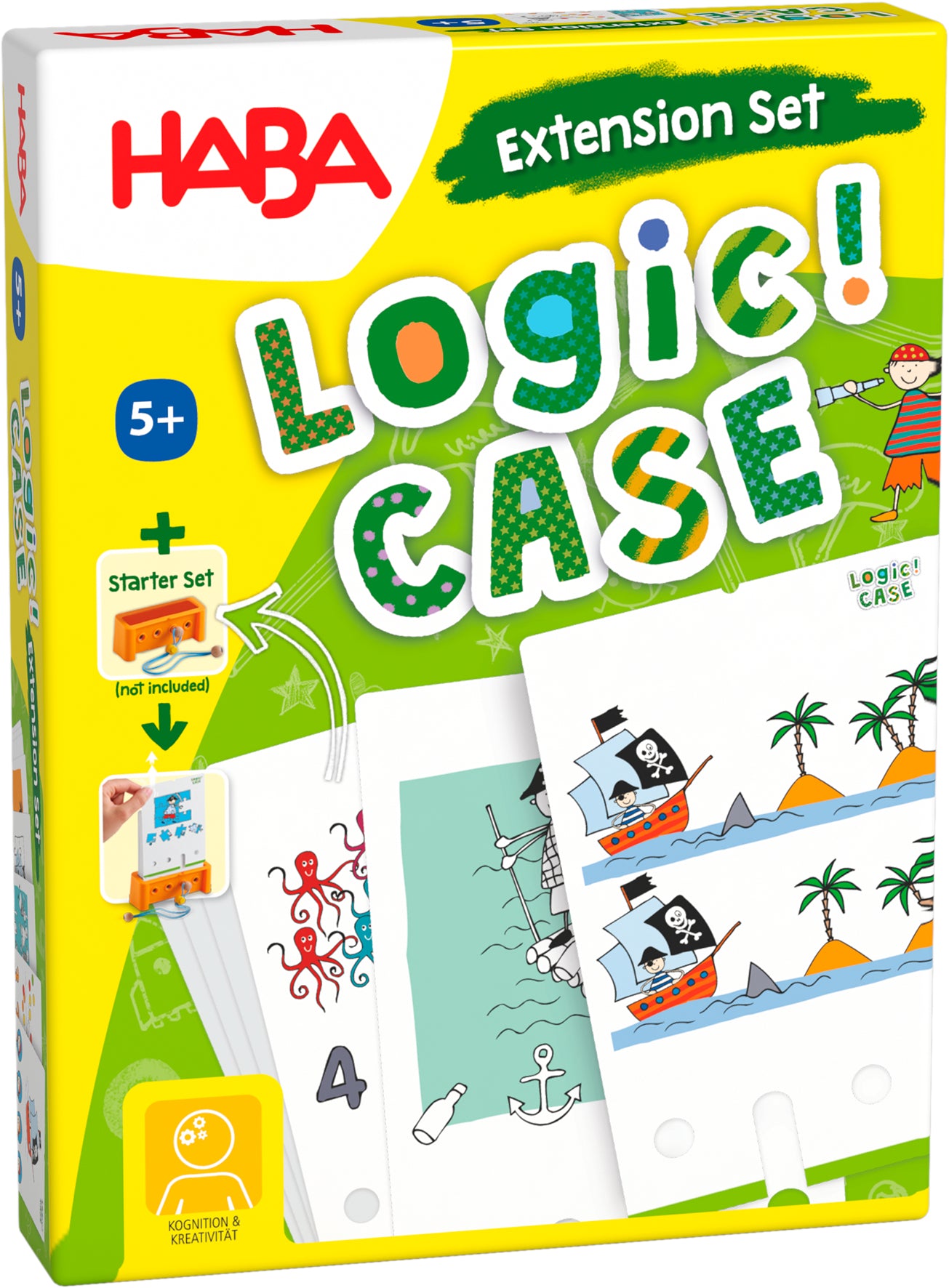 Logic! CASE Extension Set 5+ – Piraten, die Verpackung zeigt farbenfrohe Piratenmotive und spannende Rätselideen.