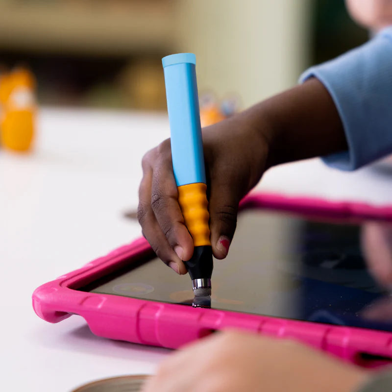 Ergonomischer Eingabestift in hellblau