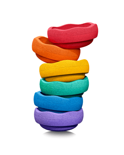 Stapelstein® Original Mini rainbow classic 6er Set