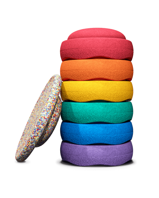 Original Stapelstein® Rainbow Set classic 6+1