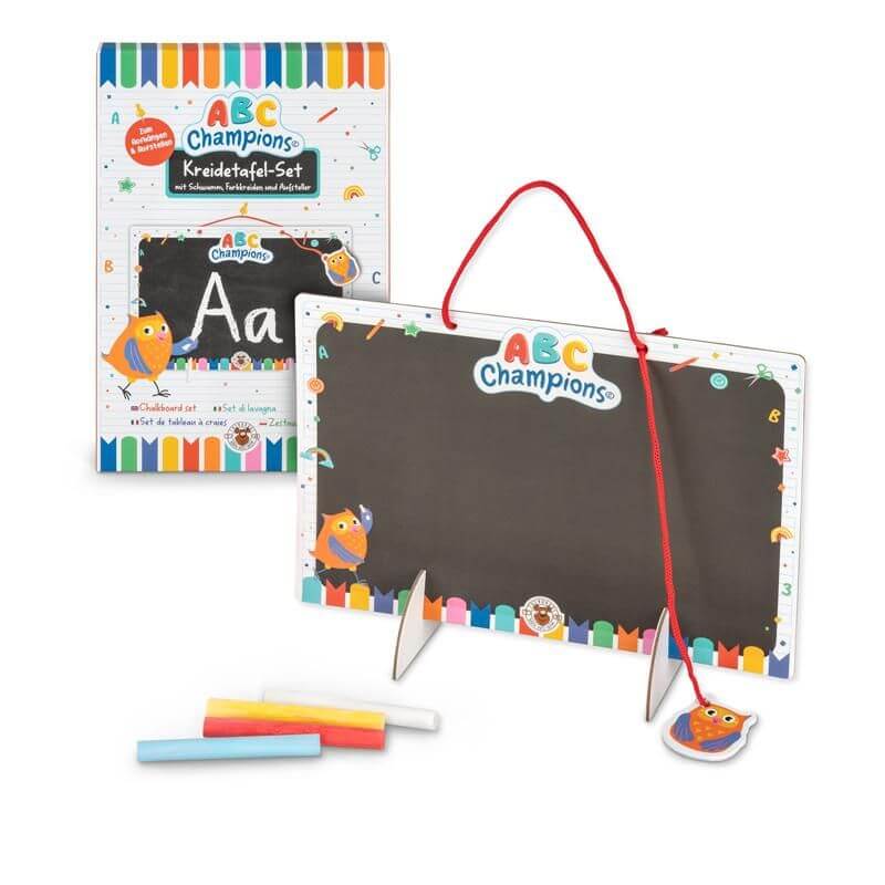 ABC CHAMPIONS Kreidetafel-Set