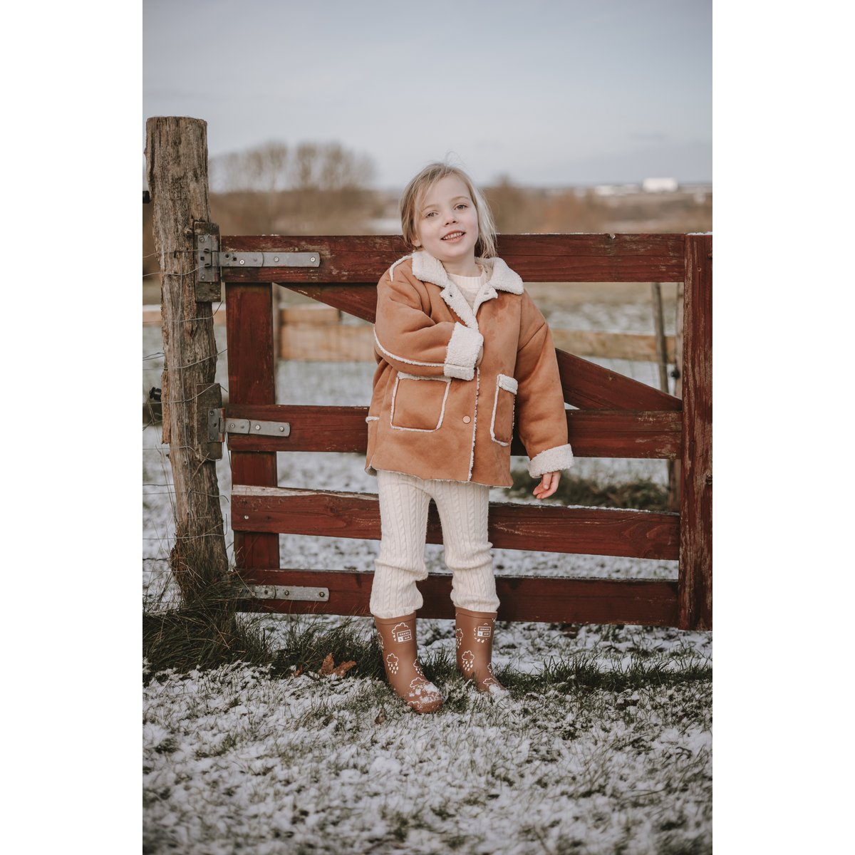 Kinder Lammfell Jacke Annie & Charles®